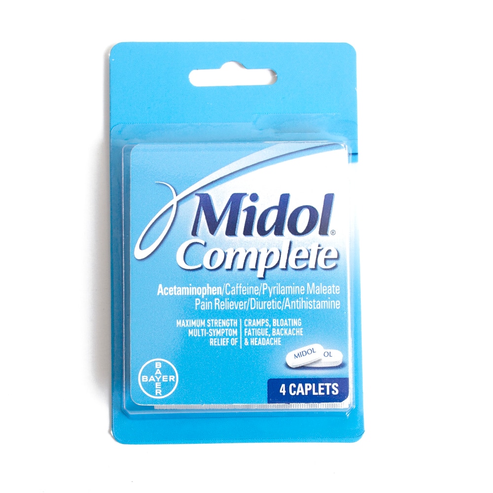 Midol, Complete, 4 caplets